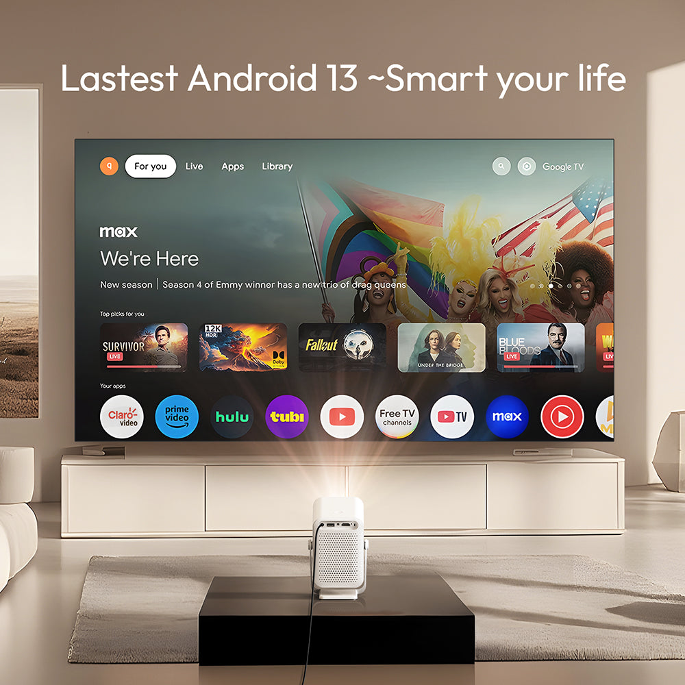 Vidéoprojecteur portable Android CHANGE A15 – 160 ANSI, autofocus, LED, Wi-Fi BYINTEK  Vidéoprojecteur portable