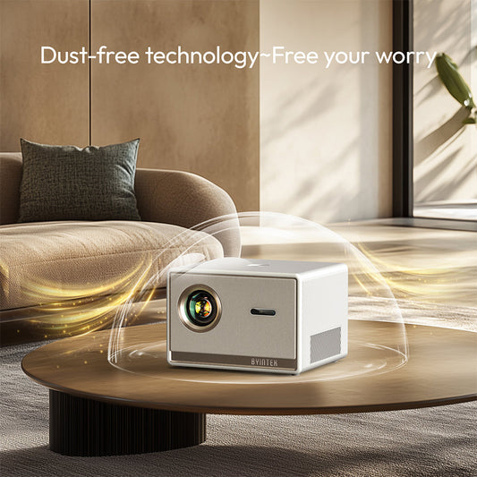 Vidéoprojecteur LCD Android T5 – Full HD, 1000 ANSI, auto focus, Wi-Fi BYINTEK  Vidéoprojecteur LCD