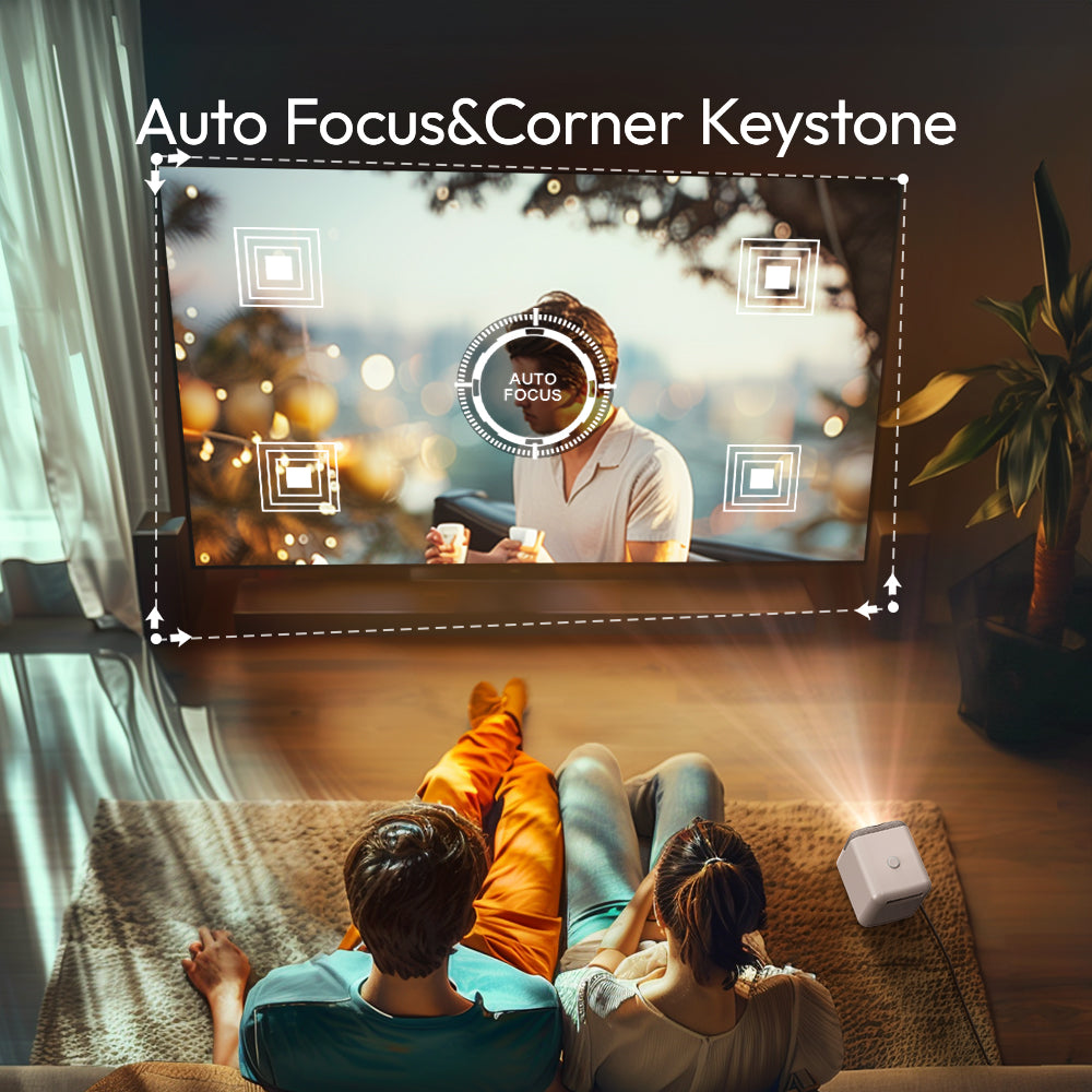 Vidéoprojecteur LCD Android U4 – HD 720p, 260 ANSI, compact, Wi-Fi 5G BYINTEK  Vidéoprojecteur LCD